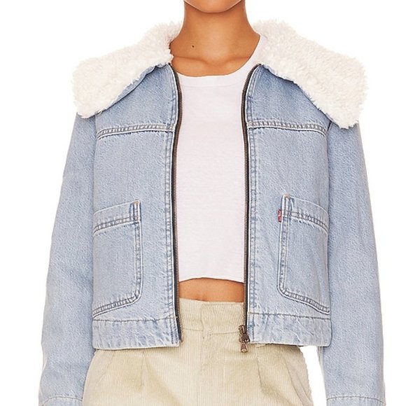 Levi's Jackets & Blazers - Levi's Premium Retro Sherpa Trucker Jacket NWOT